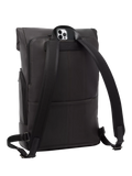 TUMI Osborn Roll Top Backpack in Espresso Brown Bombe, imported from the UK