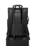 TUMI Osborn Roll Top Backpack in Espresso Brown Bombe, imported from the UK