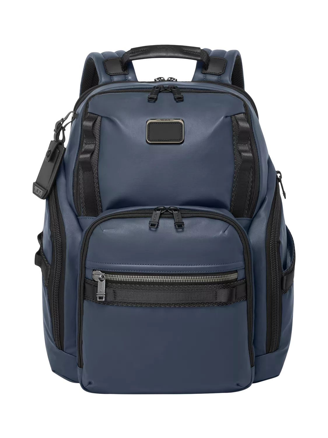 TUMI Search Backpack navy coated canvas (British brand)