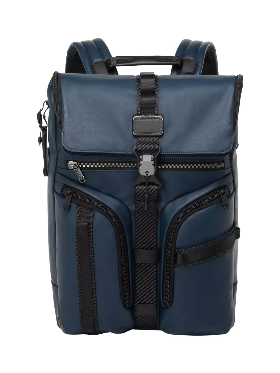 TUMI Surveillance Backpack navy coated canvas, UK version