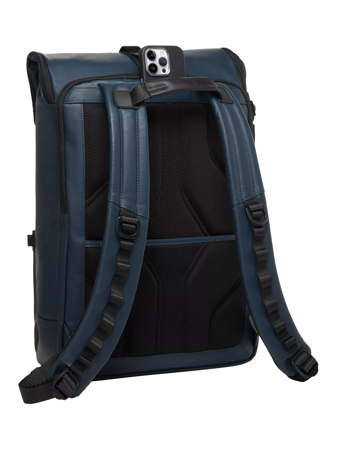 TUMI Surveillance Backpack navy coated canvas, UK version