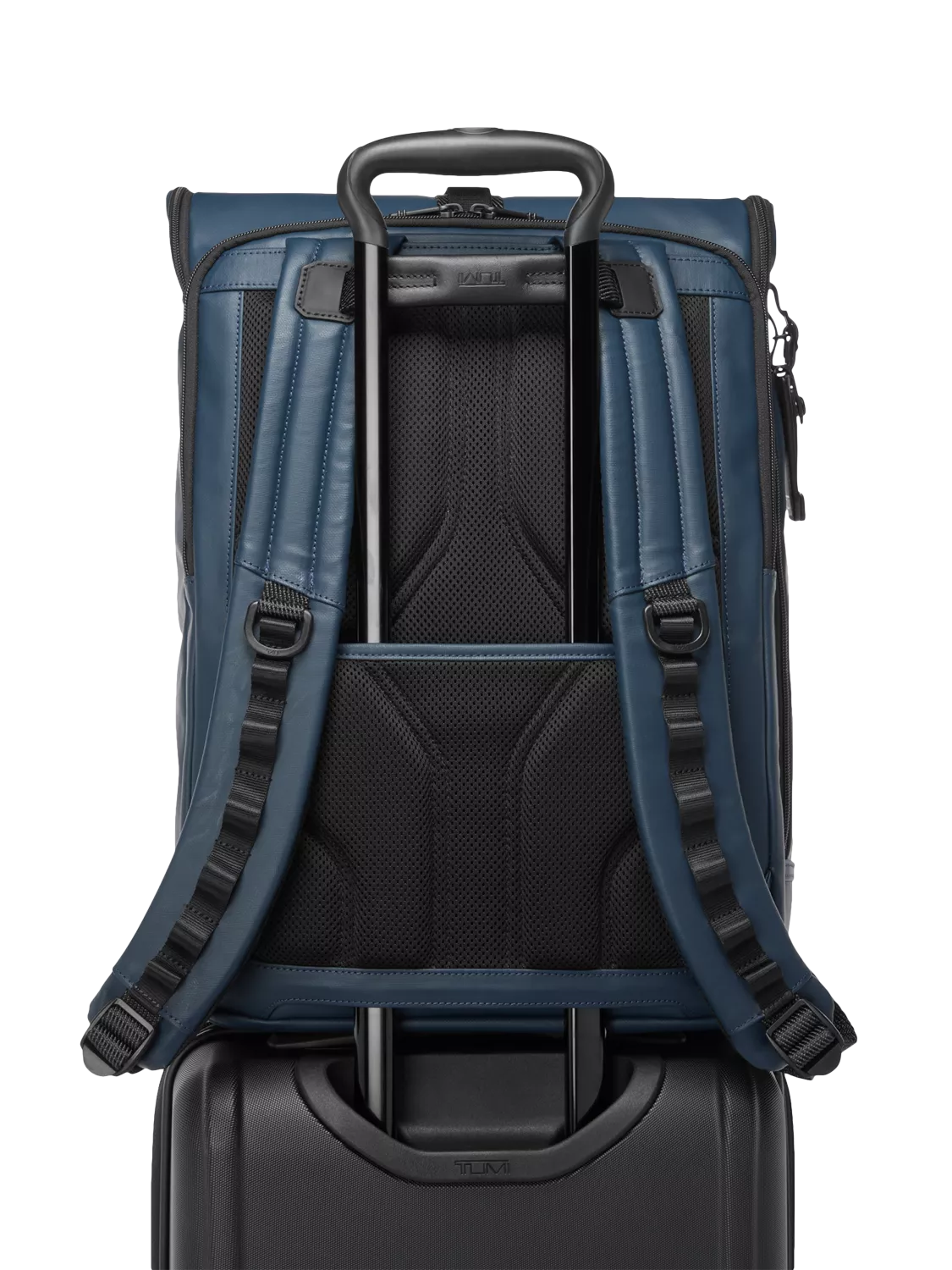 TUMI Surveillance Backpack navy coated canvas, UK version