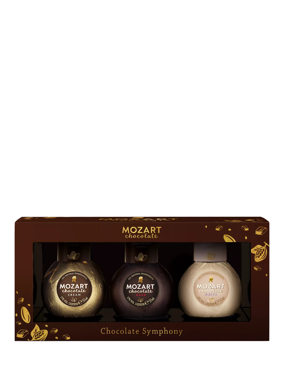 Mozart cream liqueur gift set 3x5cl (British brand)