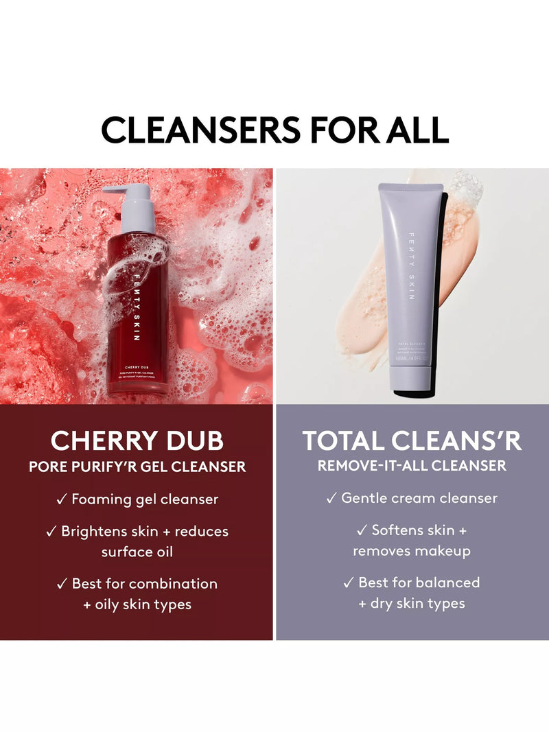 Fenty Skin cherry pore purifying gel cleanser 190ml - British product