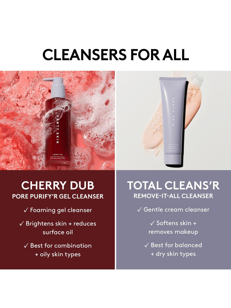 Fenty Skin cherry pore purifying gel cleanser 190ml - British product