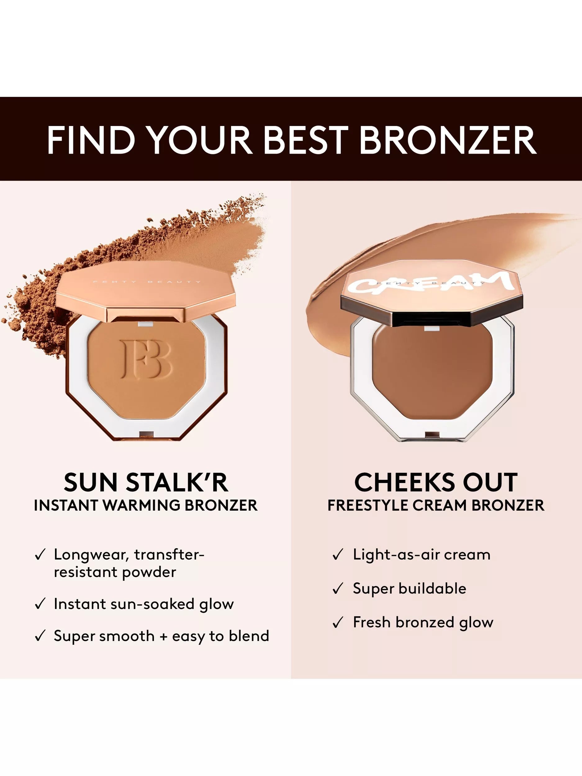 Fenty Beauty Sun Stalk'r bronzer 6.23g, imported from the UK