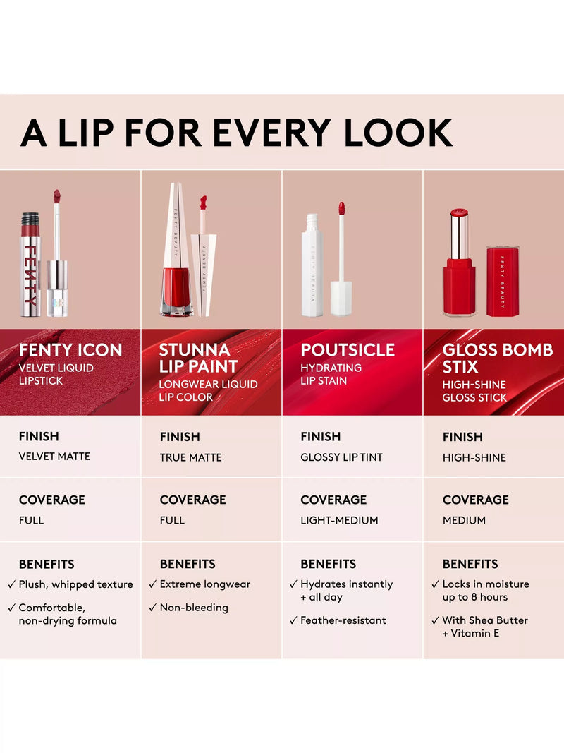 Fenty Beauty Poutsicle hydrating lip stain - British product
