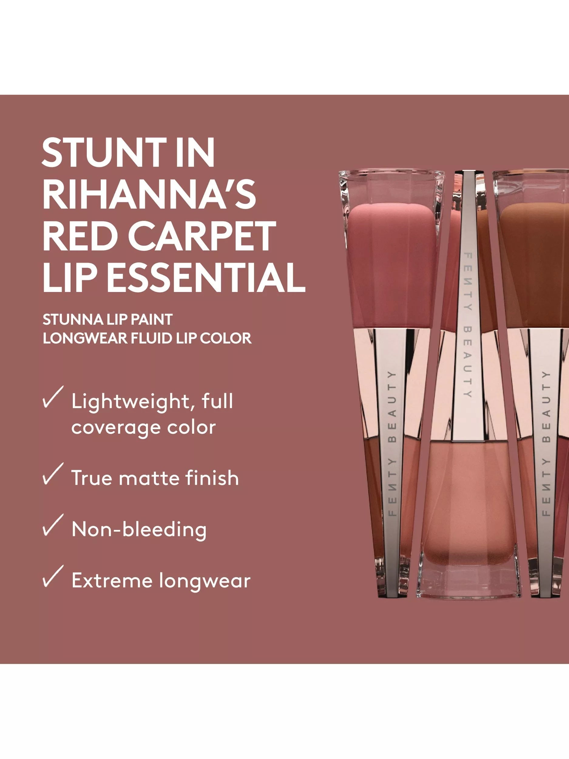 Longwear Fluid Lip Colour in Matte Finish - Unveil Shade