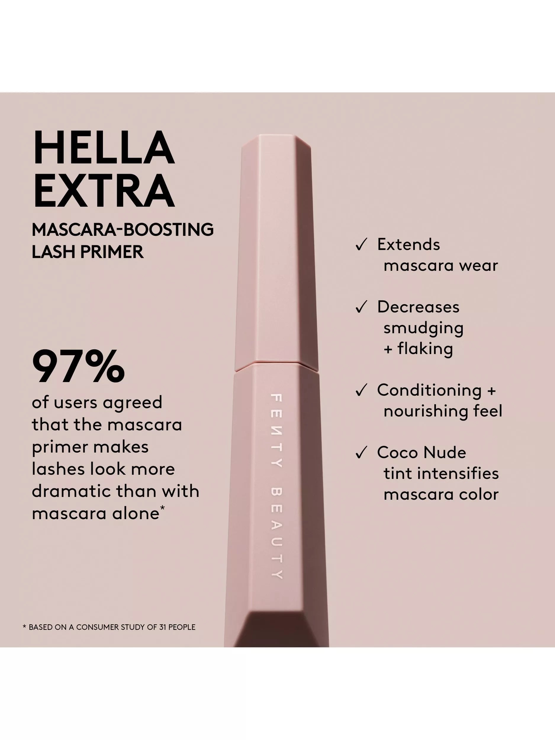 Fenty Beauty Hella Extra Lash Primer 10ml - British product