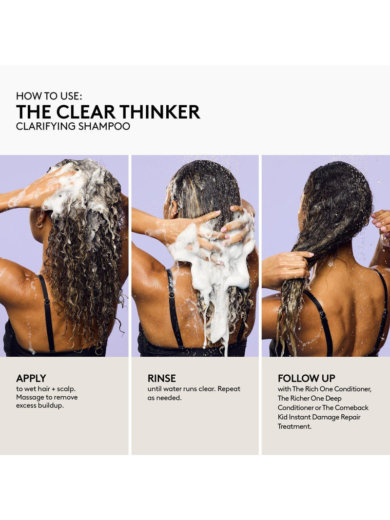 Fenty Hair The Clear Thinker clarifying shampoo 90ml, imported from the UK