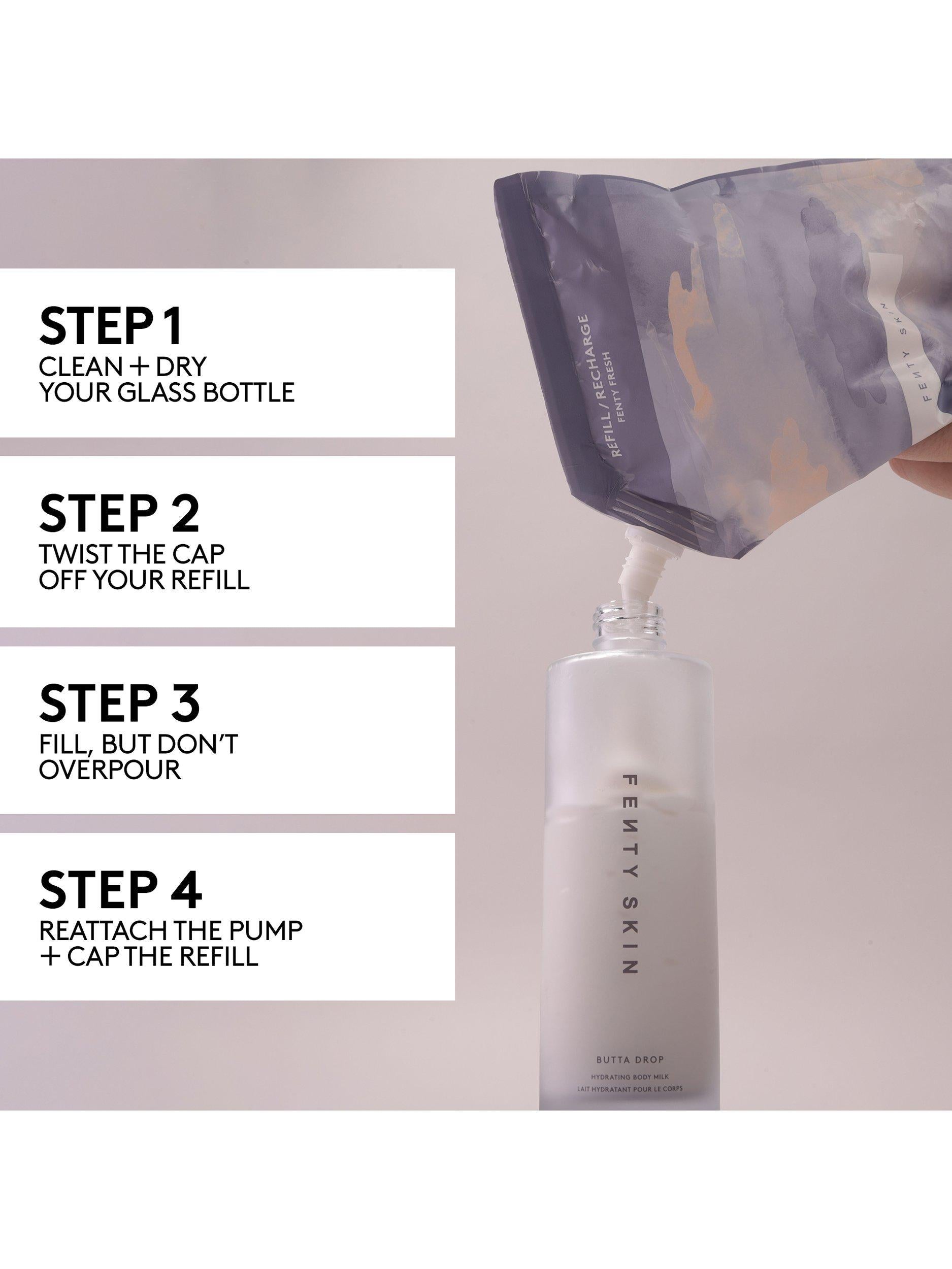 Fenty Skin hydrating body milk refill 500ml - British product