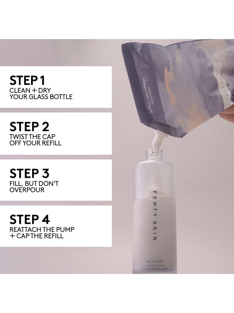 Fenty Skin hydrating body milk refill 500ml - British product