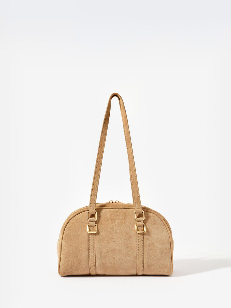 Mint Velvet leather shoulder bag natural (British brand)