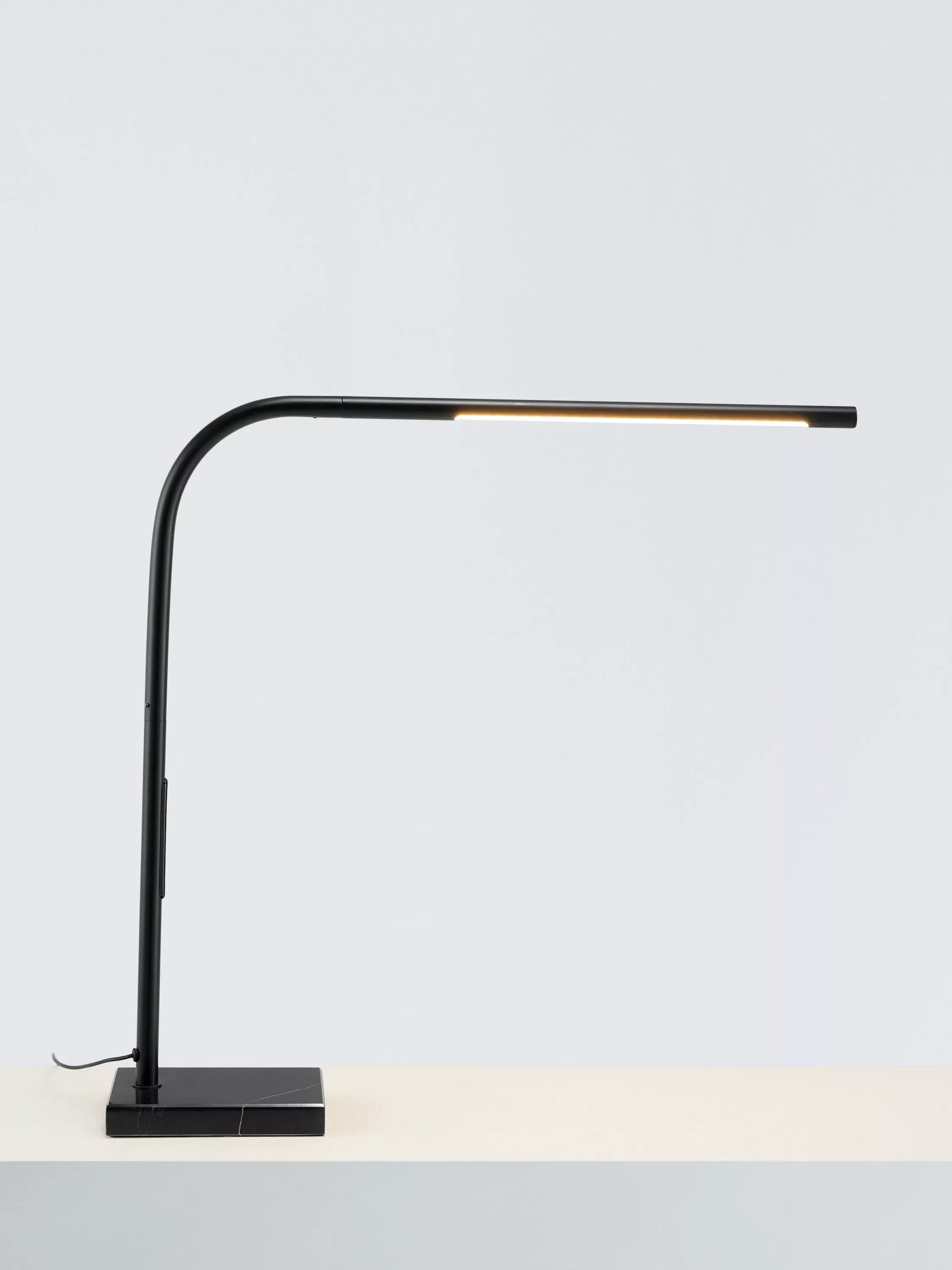 John Lewis Cullen desk lamp black marble base - British product