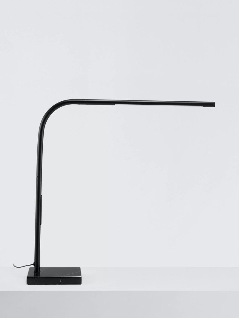 John Lewis Cullen desk lamp black marble base - British product