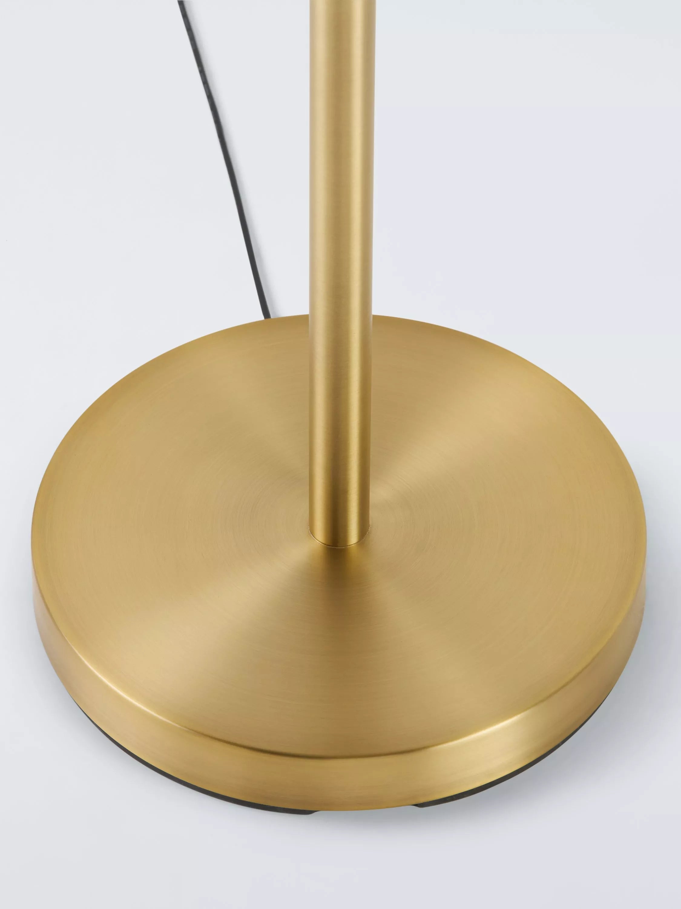 John Lewis LED torchiere floor lamp antique brass, UK version