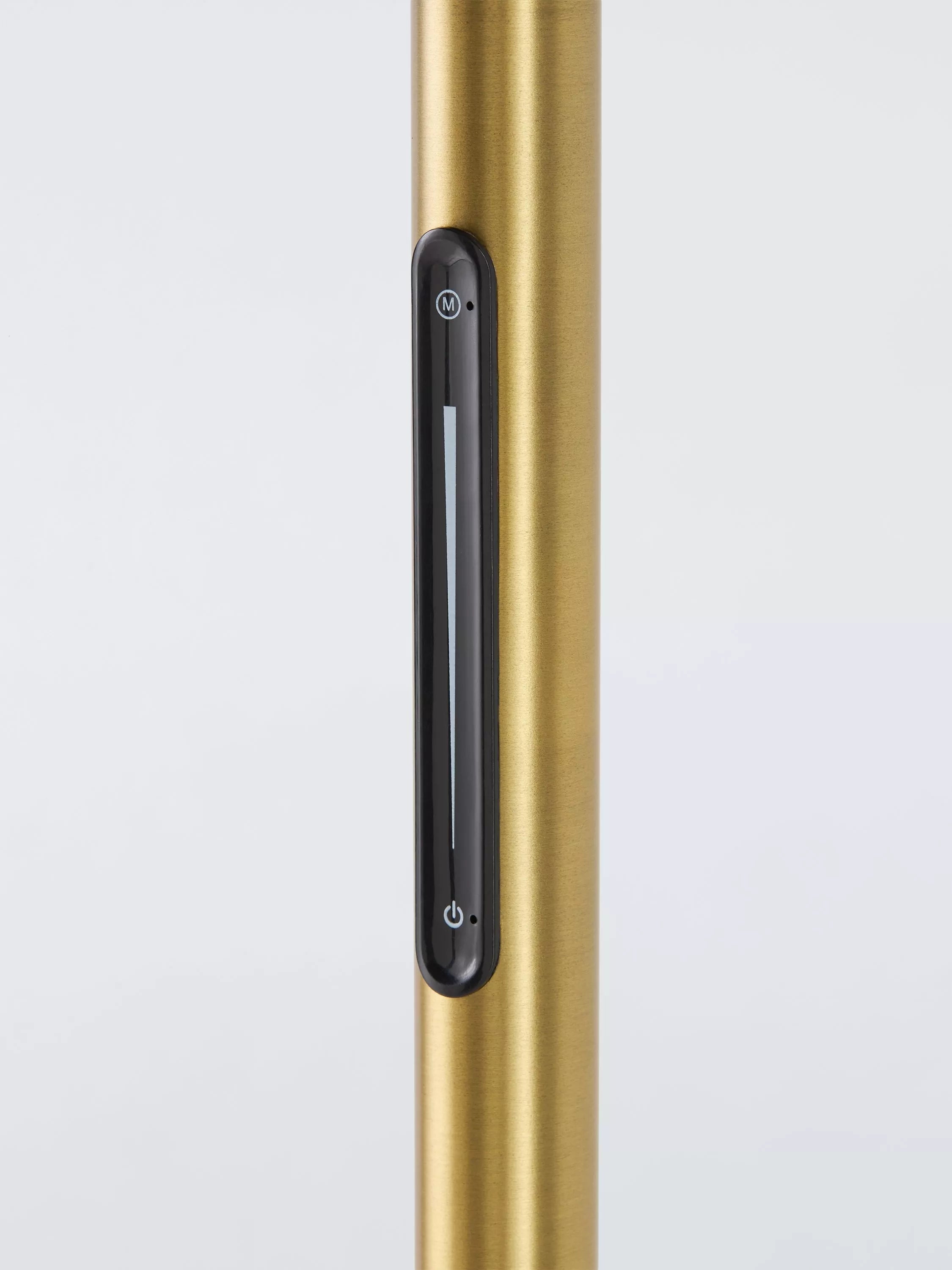 John Lewis LED torchiere floor lamp antique brass, UK version