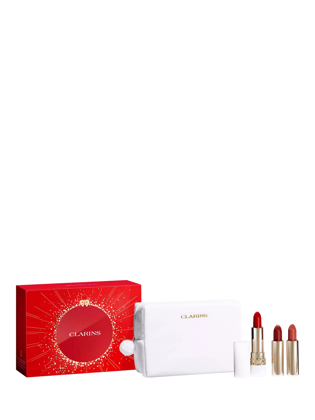 Clarins Joli Rouge refillable lipstick gift set - British product