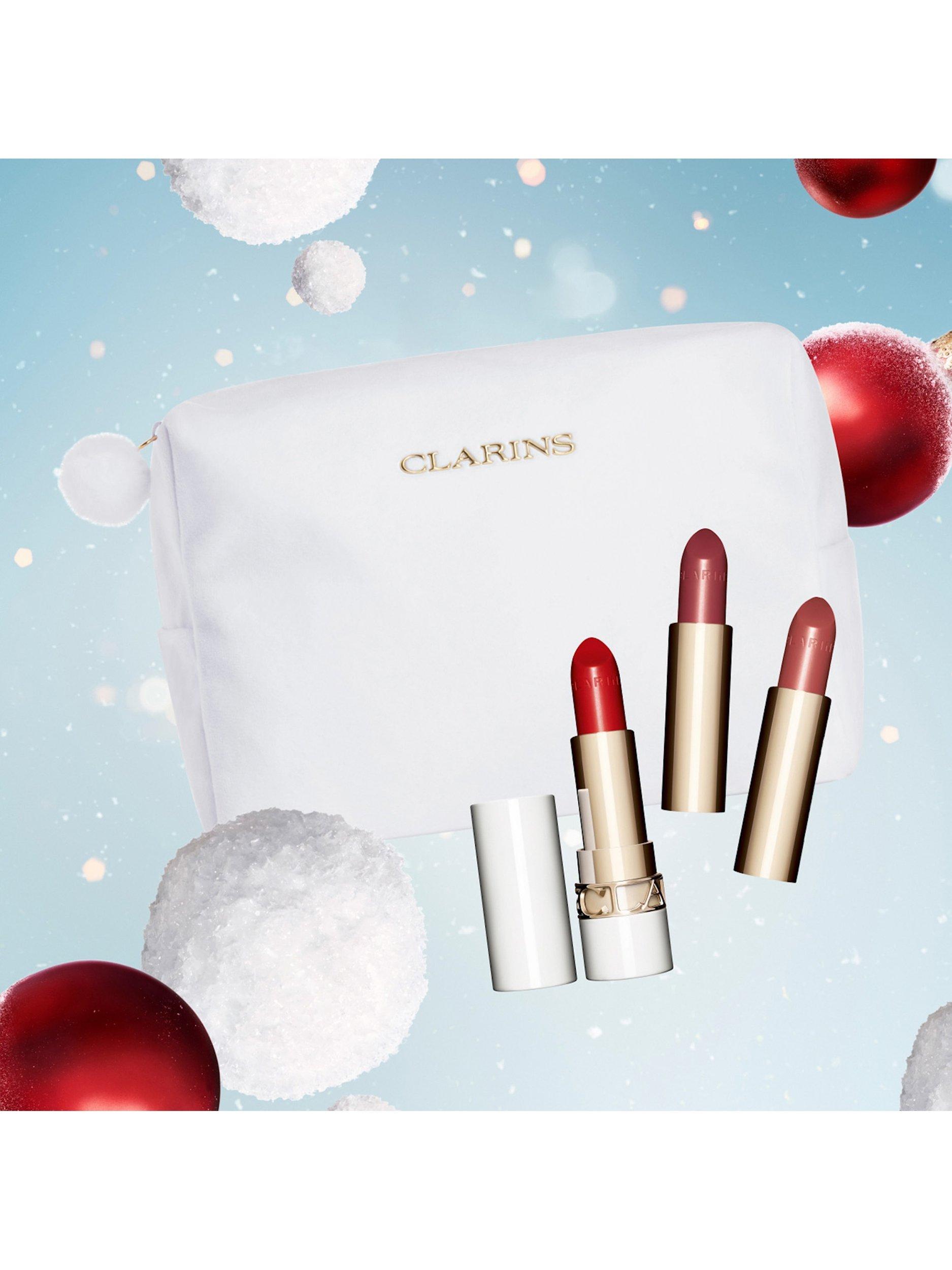 Clarins Joli Rouge refillable lipstick gift set - British product