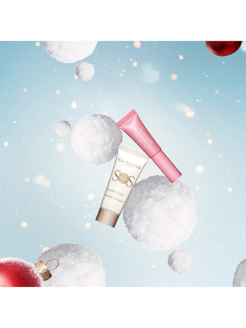 Clarins gift set lip perfector 5ml primer 10ml, imported from the UK