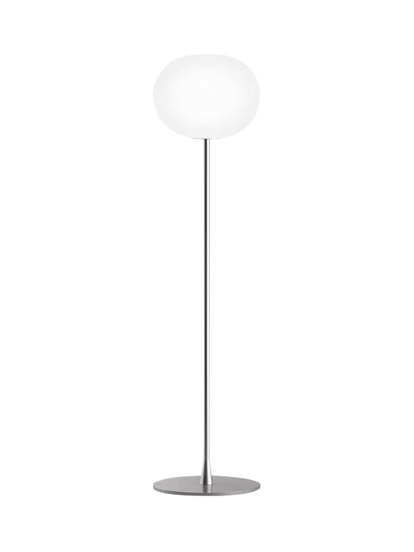 Flos Glo-Ball white opaline glass floor lamp 53cm - British product