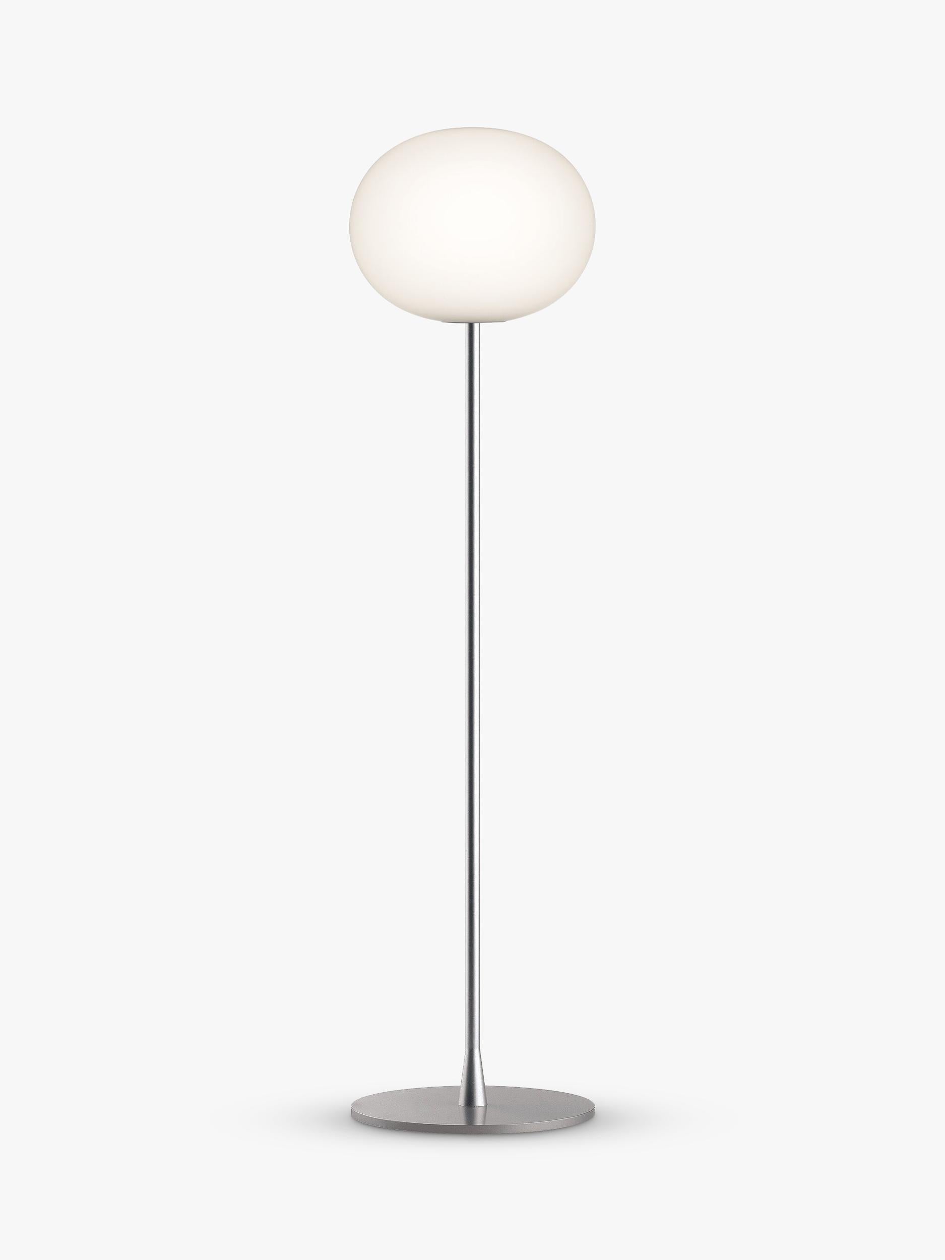 Flos Glo-Ball white opaline glass floor lamp 53cm - British product