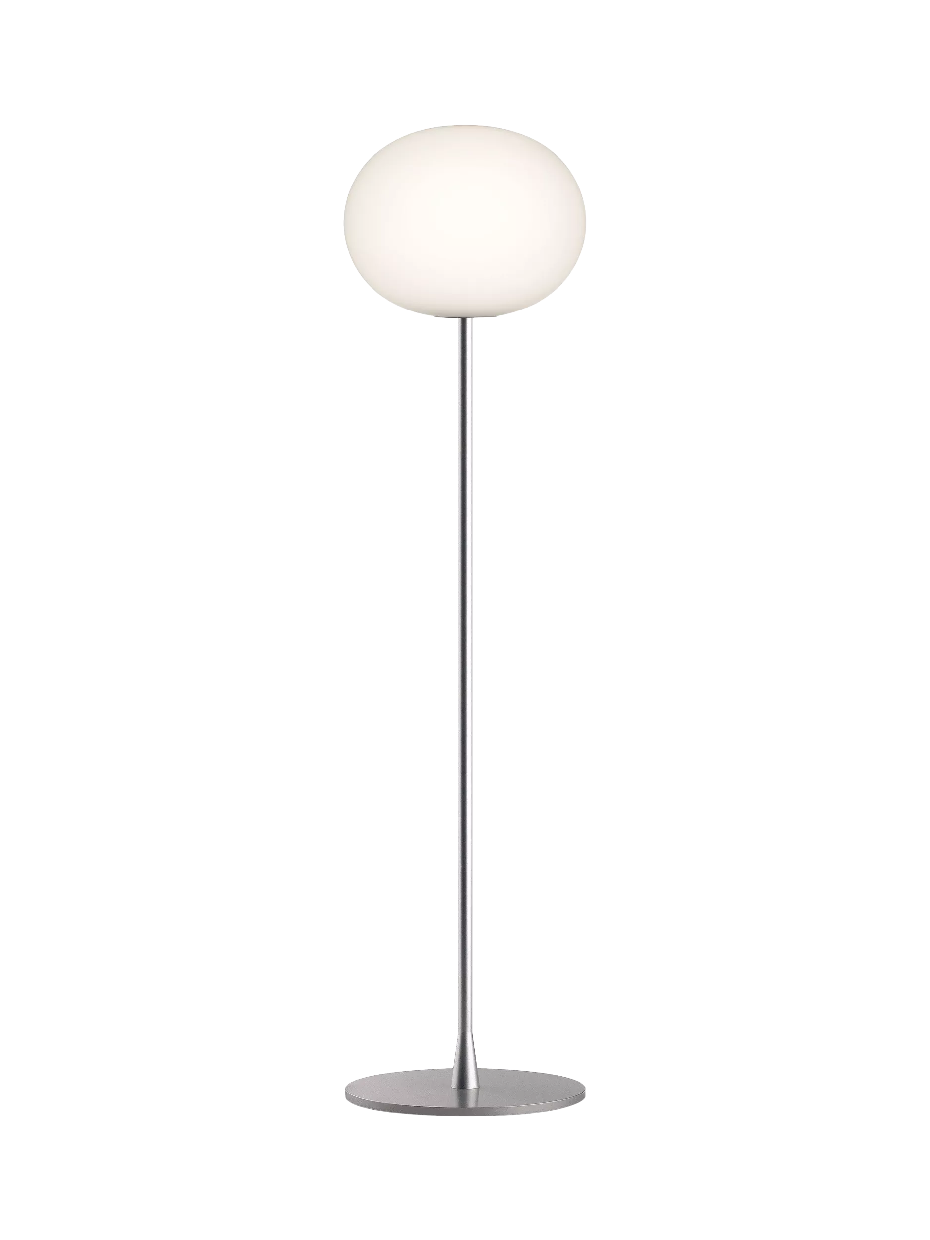 Flos Glo-Ball white opaline glass floor lamp 53cm - British product
