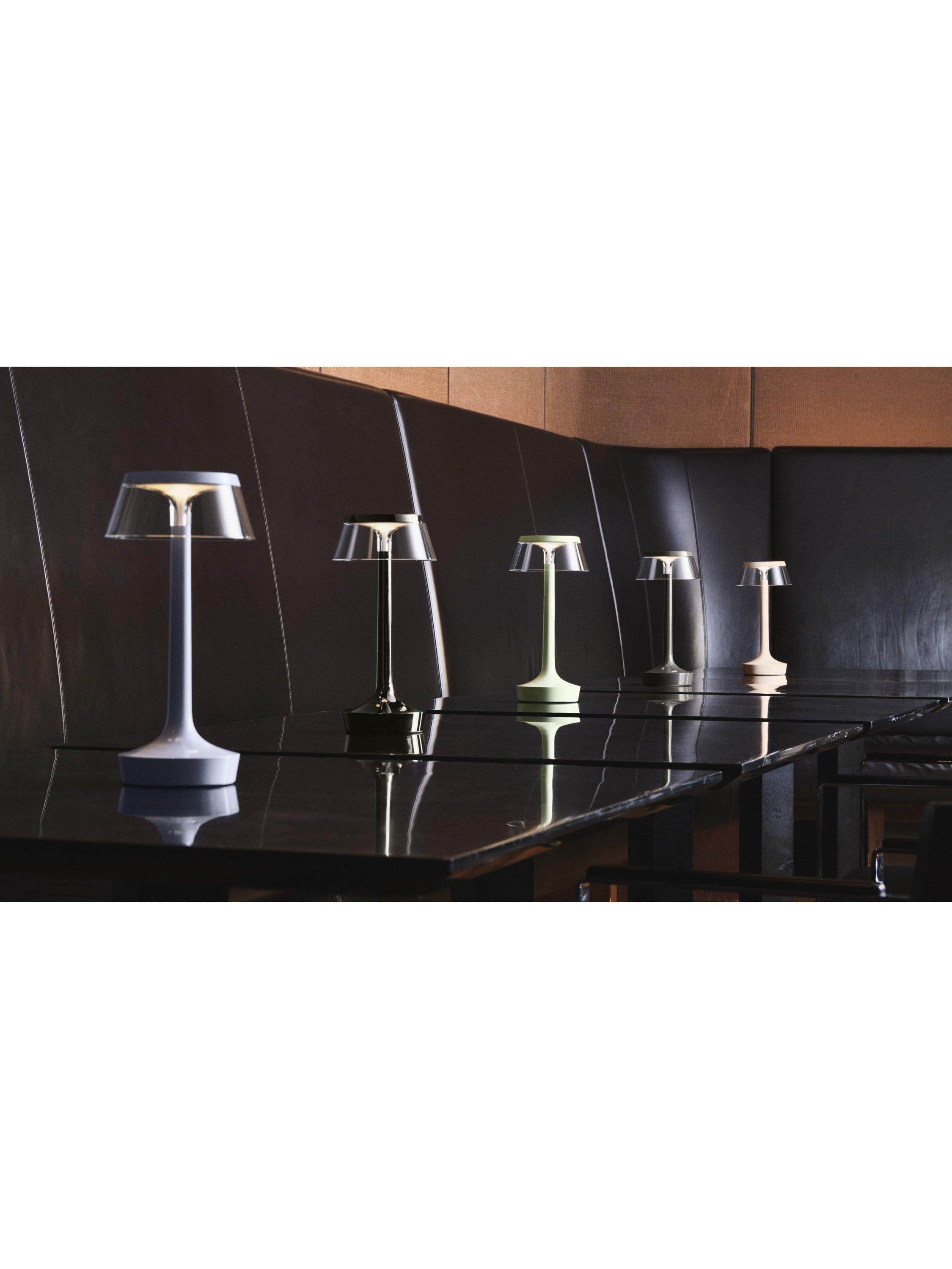 Flos Bon Jour Unplugged Fade Blue table lamp - British product