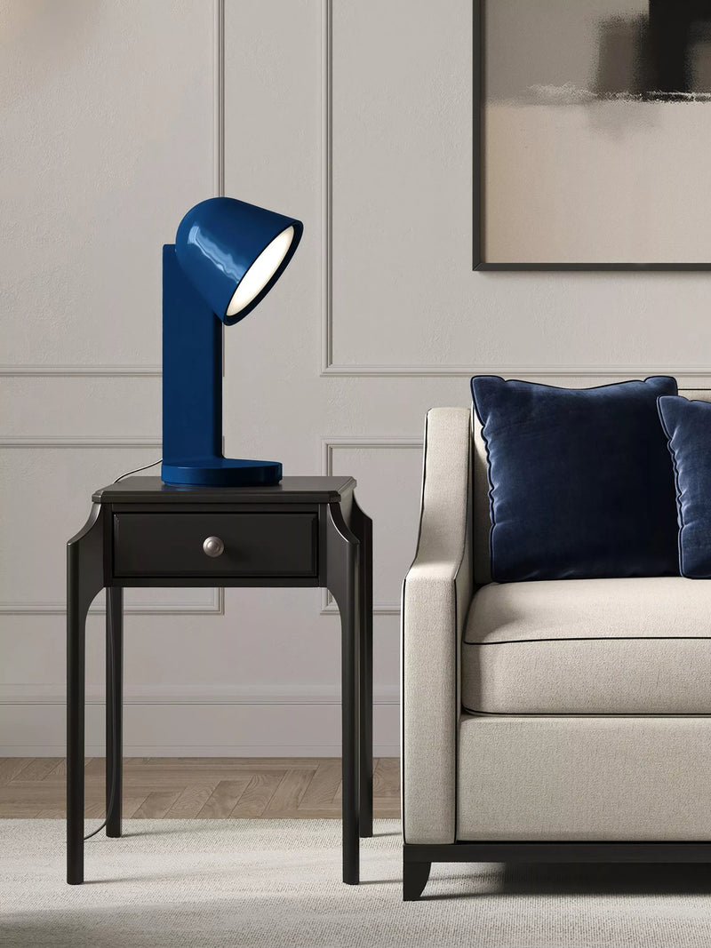 Flos ceramic desk lamp blue (British brand)