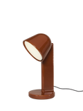 Flos Céramique desk lamp rusty red with ceramic body - British product