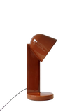 Flos Céramique desk lamp rusty red with ceramic body - British product
