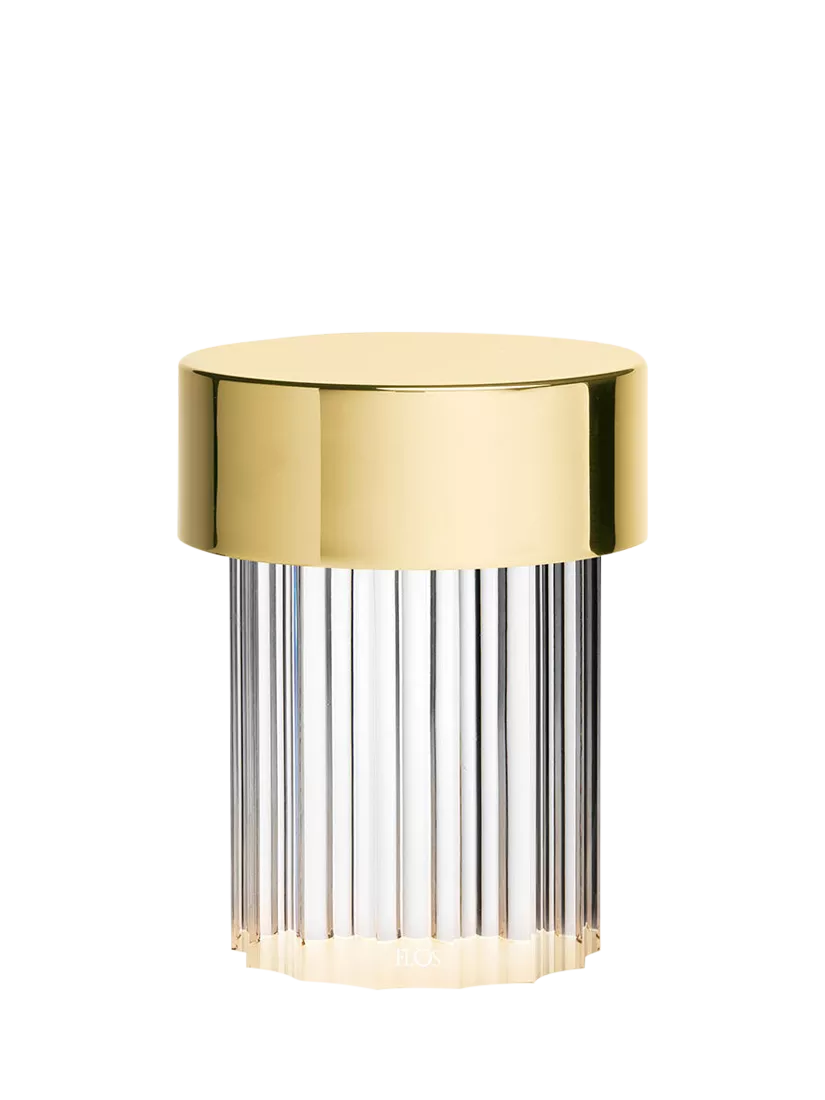 Flos Last Order crystal base rechargeable table lamp - British product