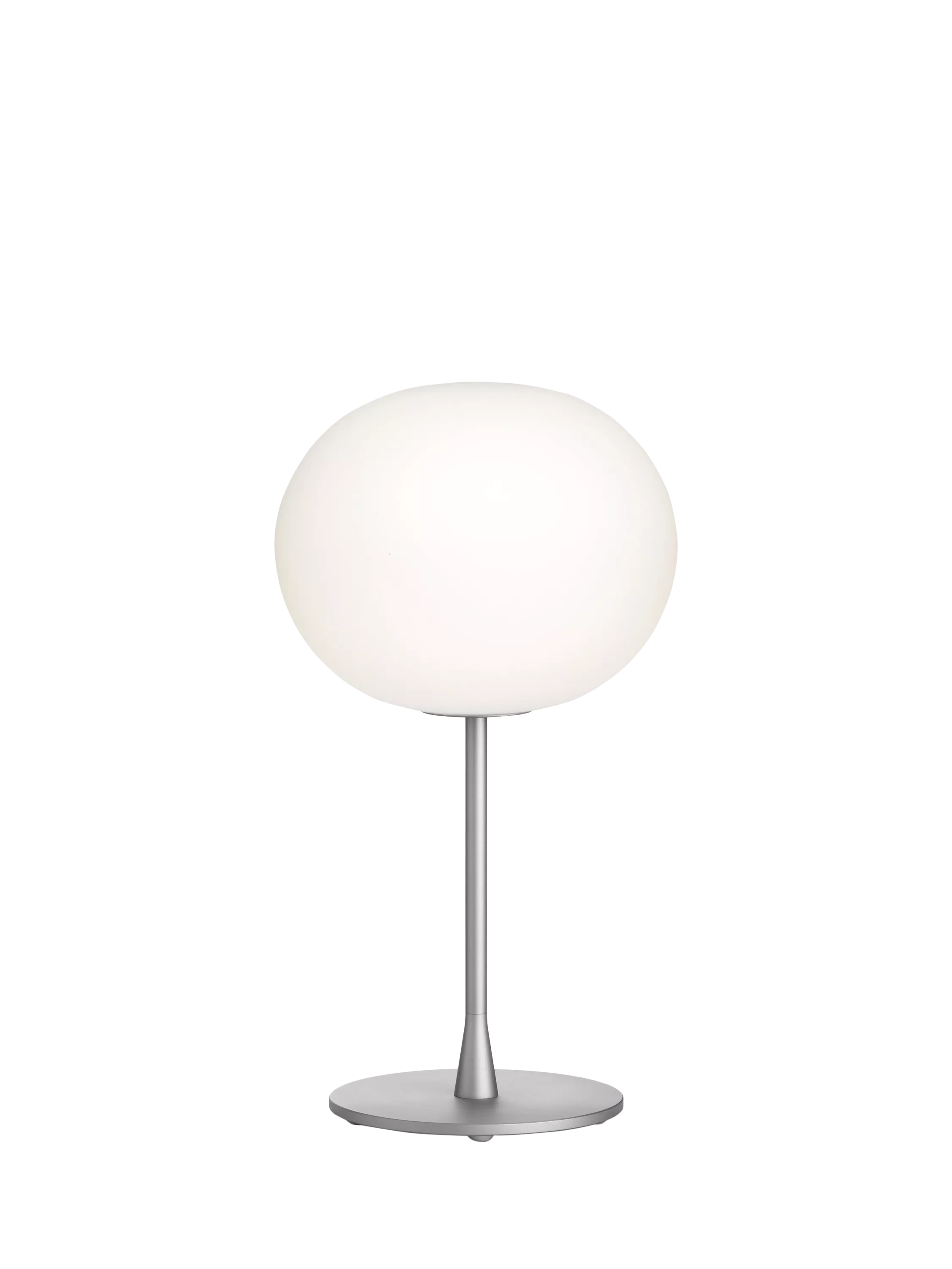 Flos Glo-Ball white table lamp with opaline glass, UK version