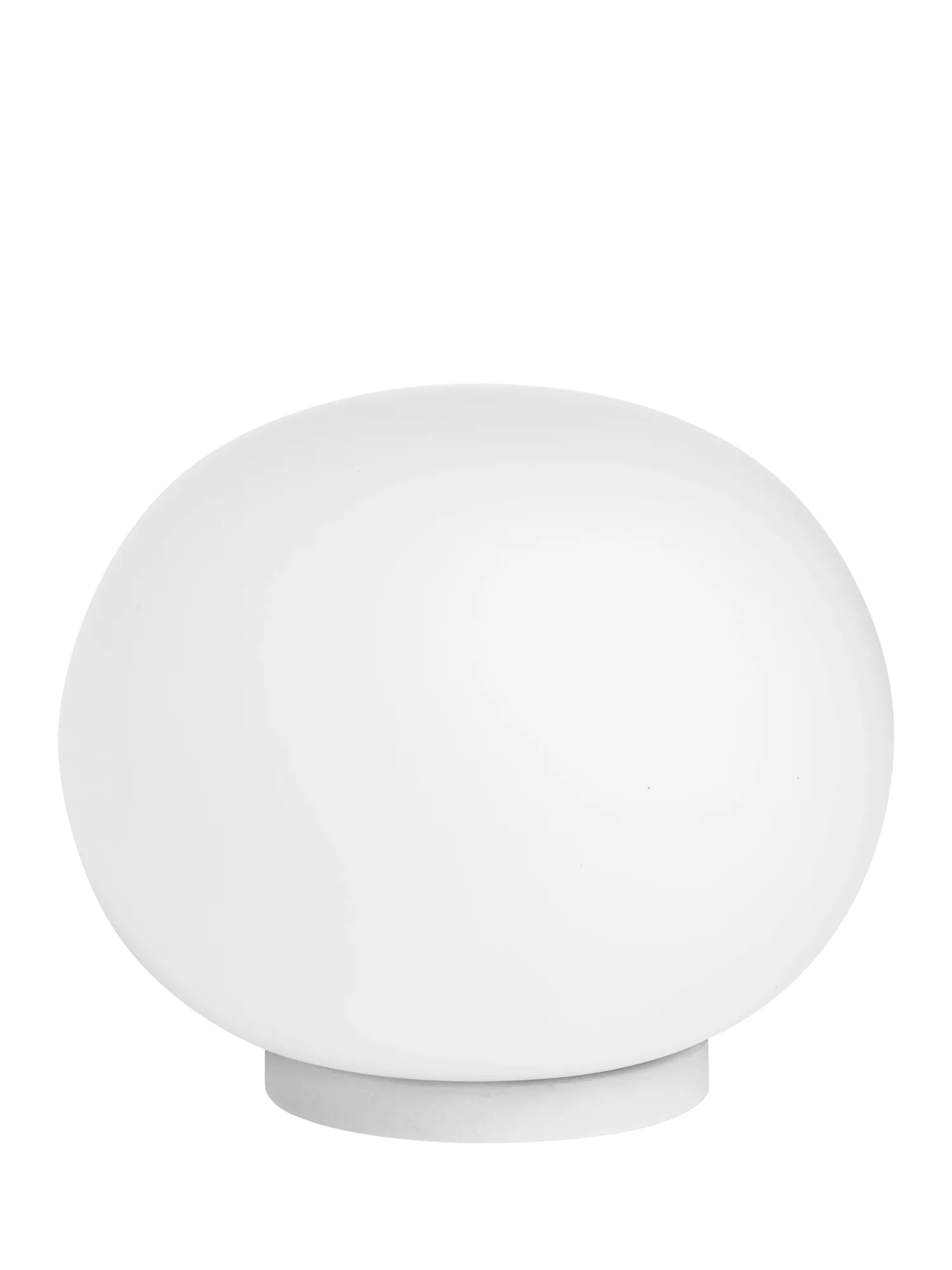 Flos Glo-Ball opaline glass mini table lamp white, UK version