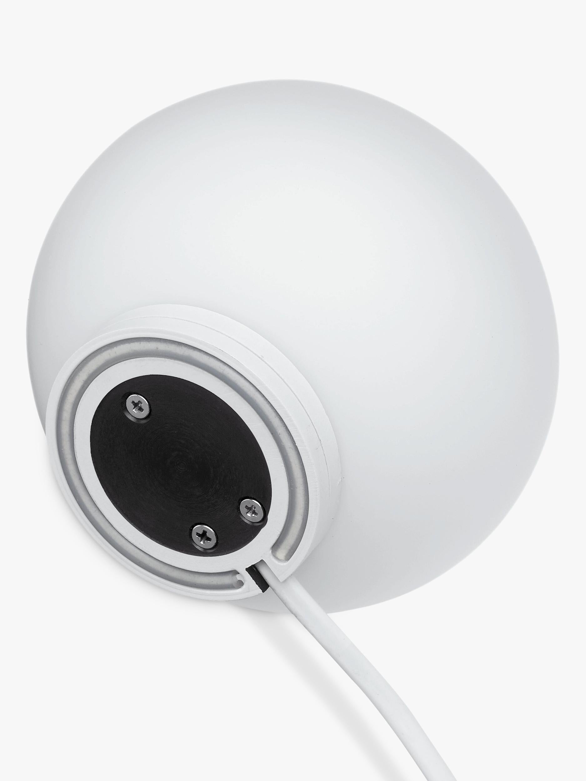 Flos Glo-Ball opaline glass mini table lamp white, UK version