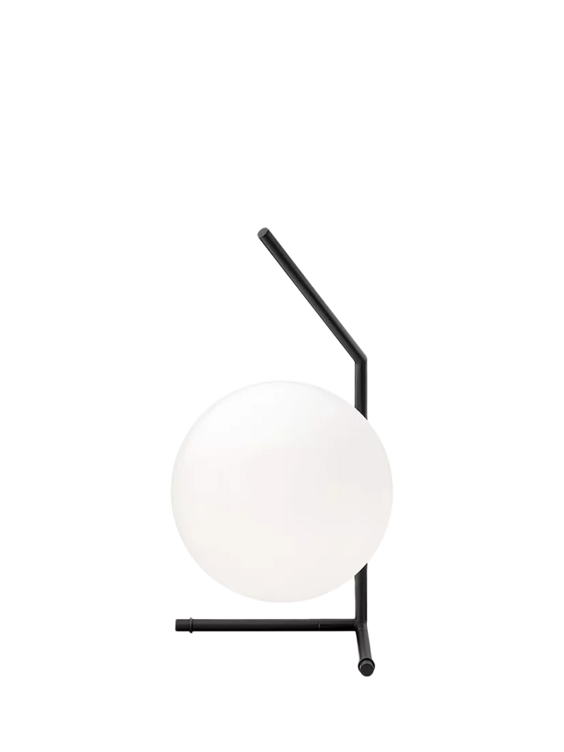 Flos Opaline glass globe low table lamp, imported from the UK