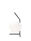 Flos Opaline glass globe low table lamp, imported from the UK