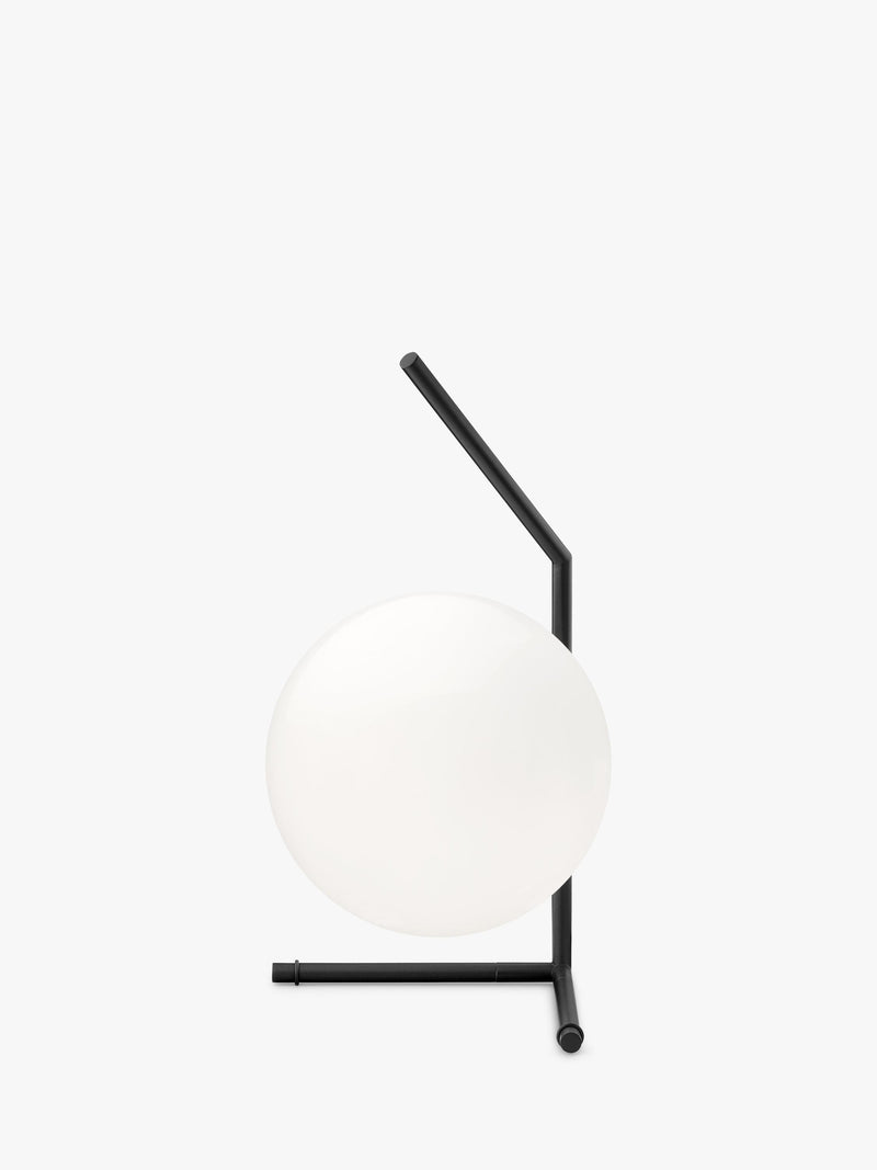 Flos Opaline glass globe low table lamp, imported from the UK