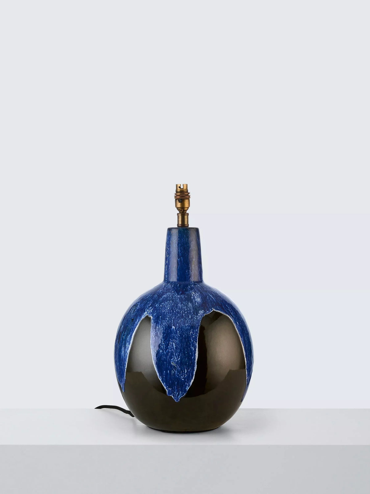 John Lewis Soluna ceramic lamp base blue - British product