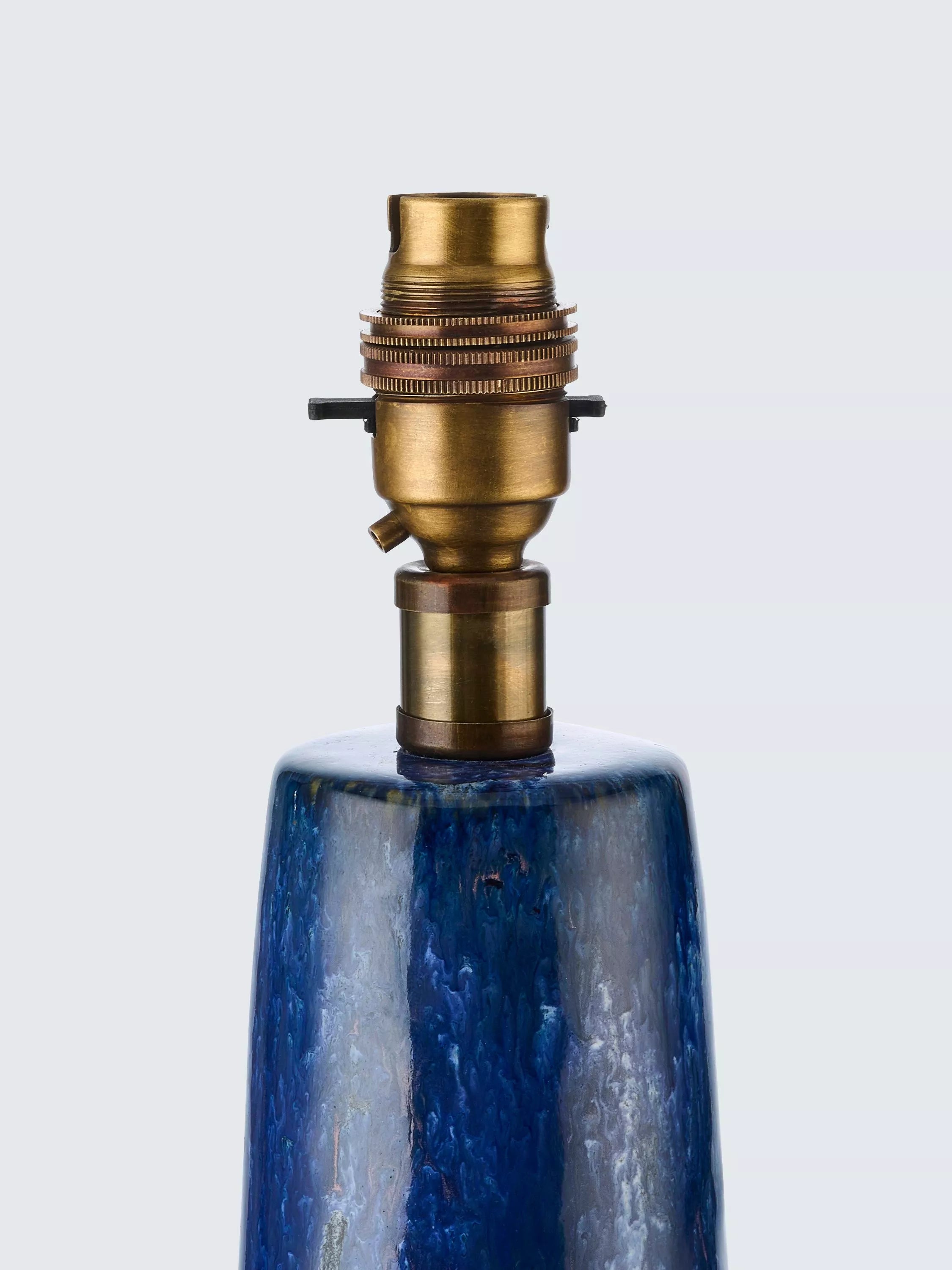 John Lewis Soluna ceramic lamp base blue - British product
