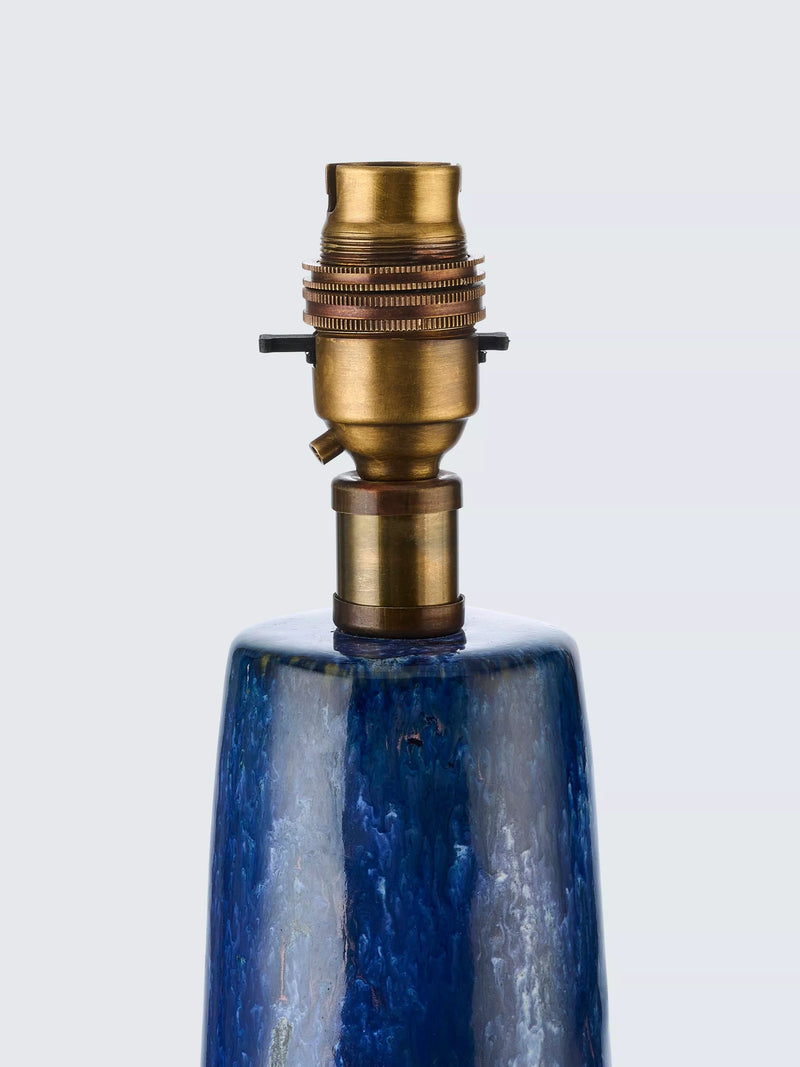 John Lewis Soluna ceramic lamp base blue - British product