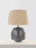 John Lewis ruffle table lamp blue ceramic, imported from the UK