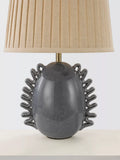 John Lewis ruffle table lamp blue ceramic, imported from the UK