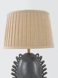 John Lewis ruffle table lamp blue ceramic, imported from the UK