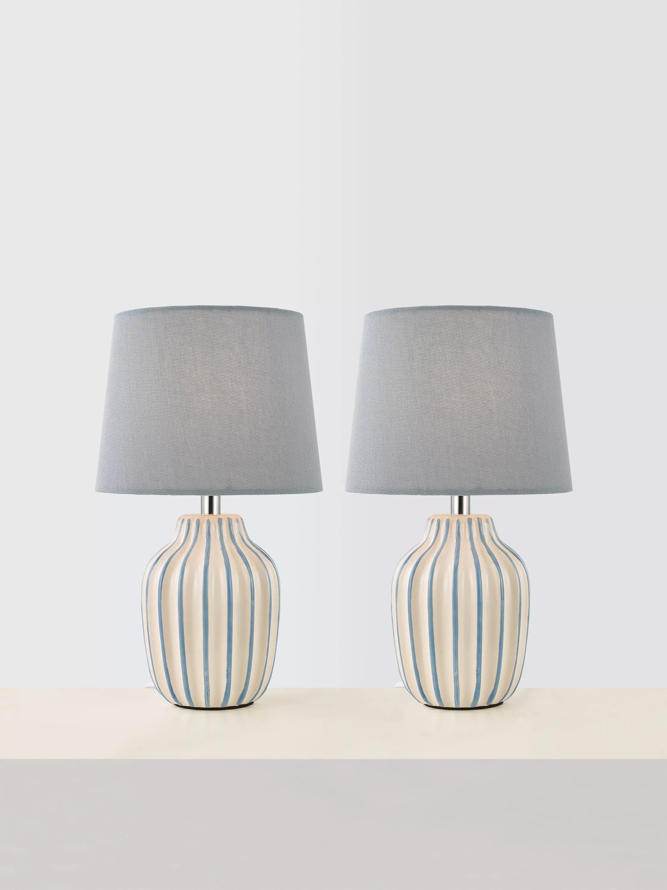 John Lewis Trevone ceramic table lamp medium (British brand)