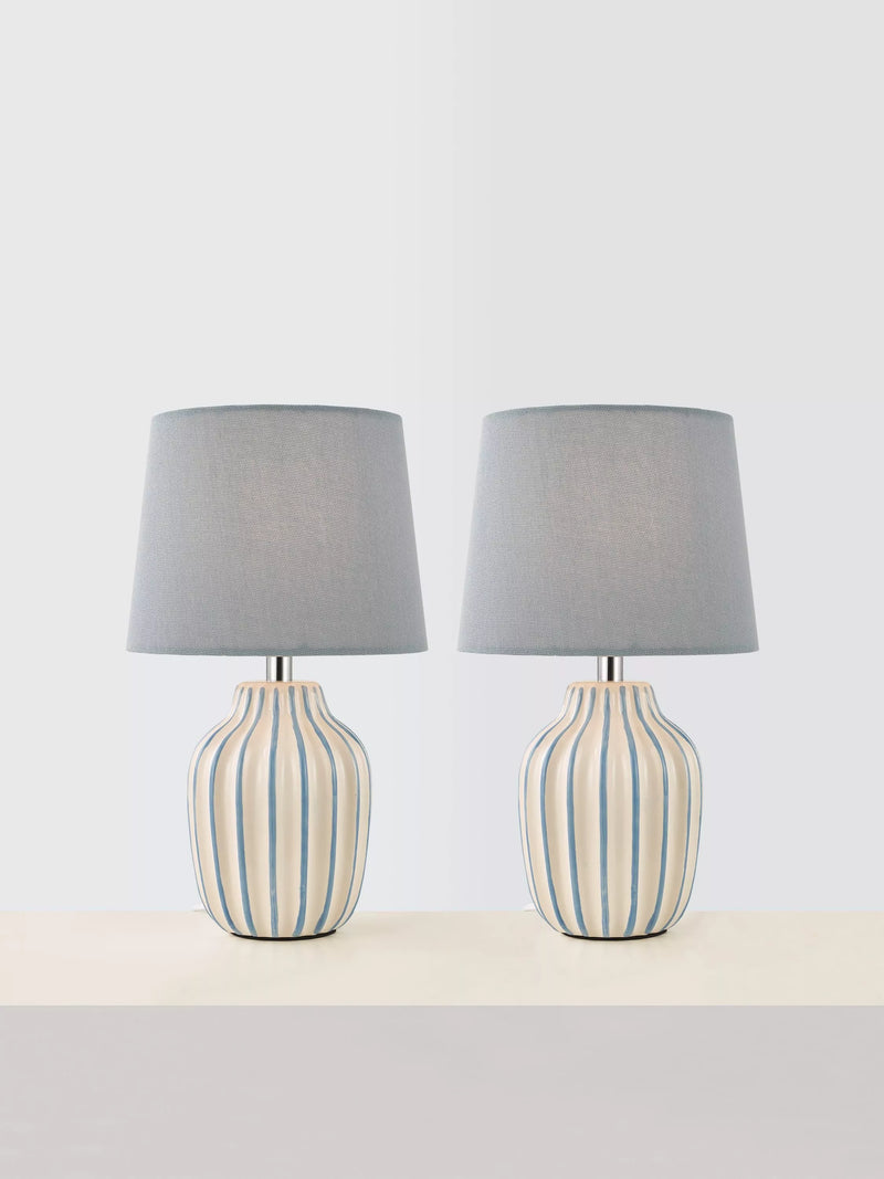 John Lewis Trevone ceramic table lamp medium (British brand)