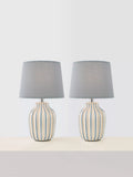 John Lewis Trevone ceramic table lamp medium (British brand)