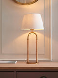 John Lewis Archibald cane table lamp brass medium (British brand)