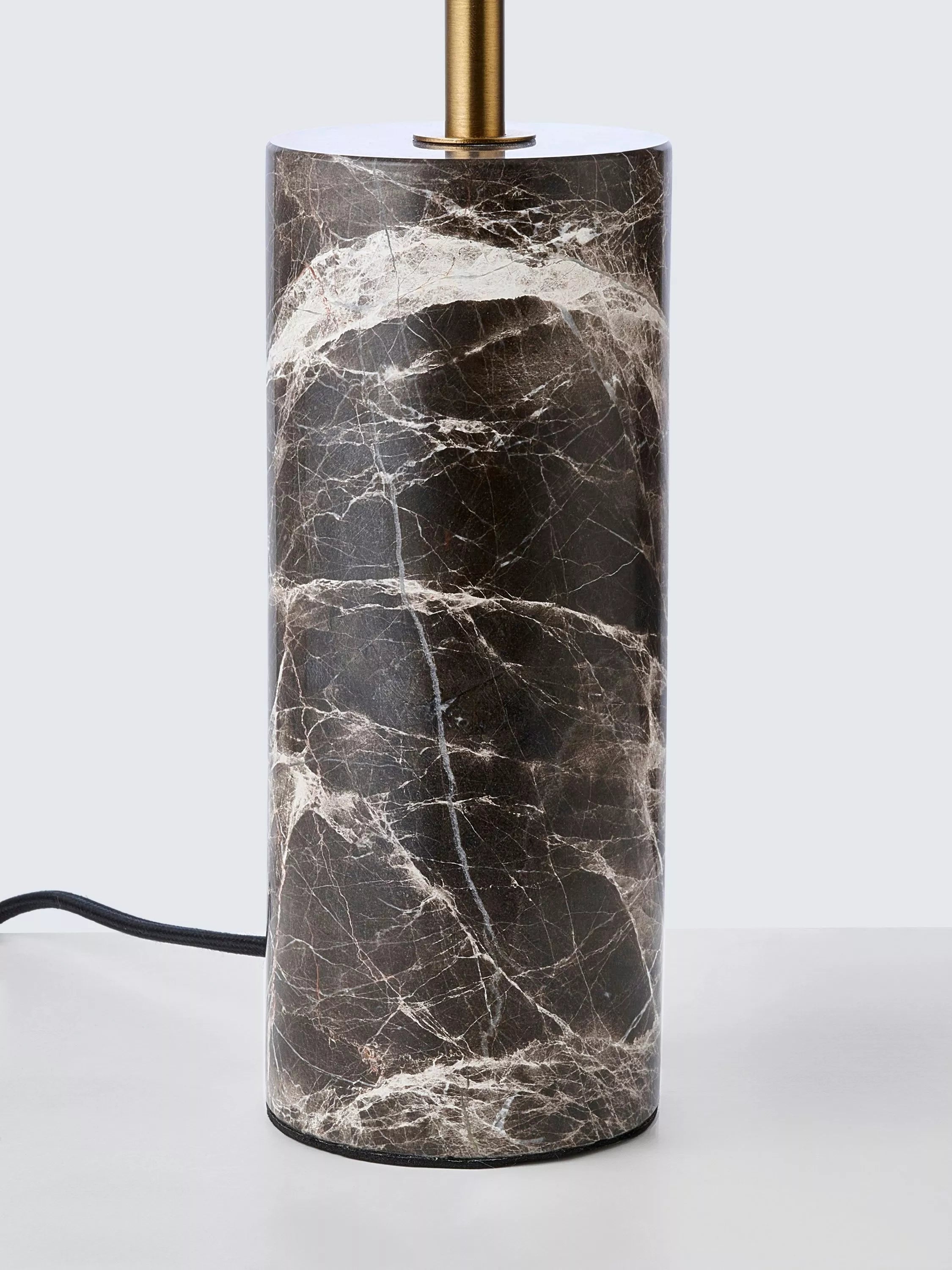 John Lewis table lamp marble base pleat shade, UK version