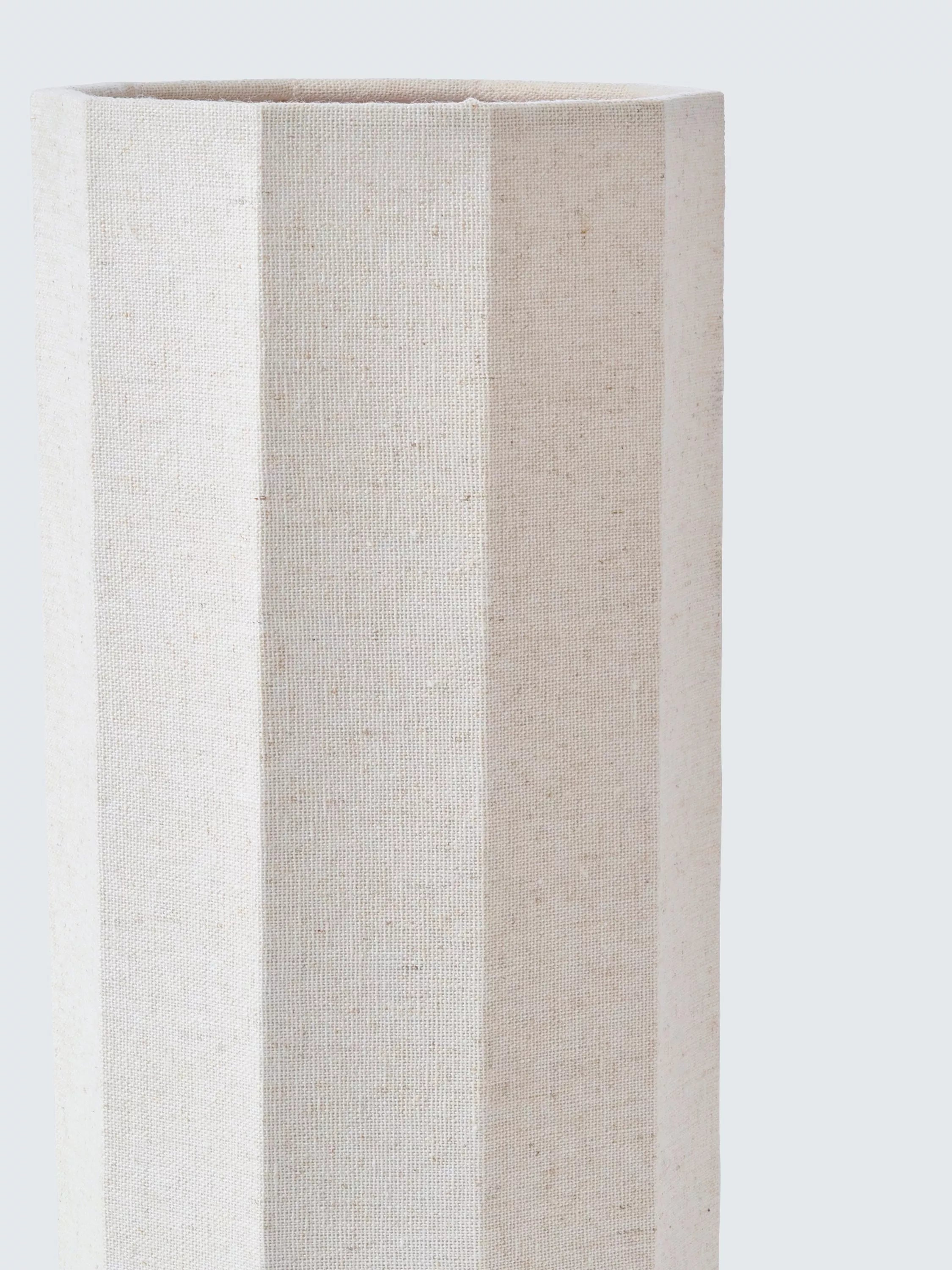 John Lewis Deca ceramic base table lamp with linen shade 31cm - British product